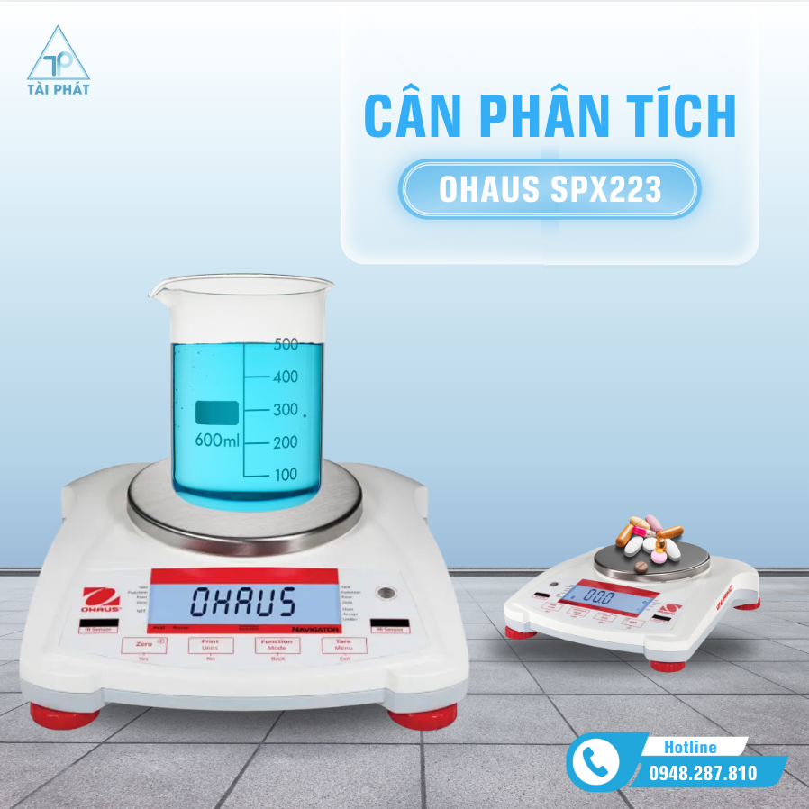 CÂN PHÂN TÍCH OHAUS SPX223 3 Cân Phân Tích Điện Tử