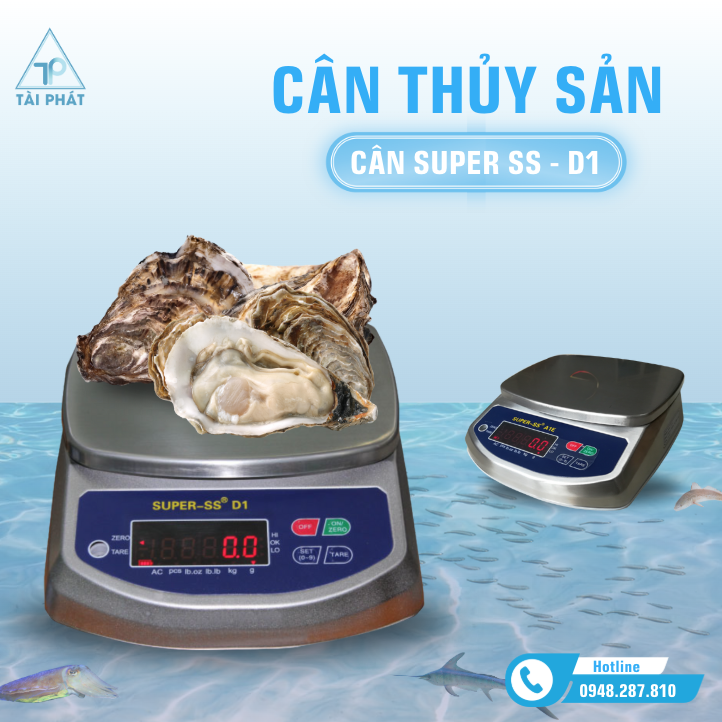 CÂN THUỶ SẢN SUPER SS - D1 3 Cân Thuỷ Sản