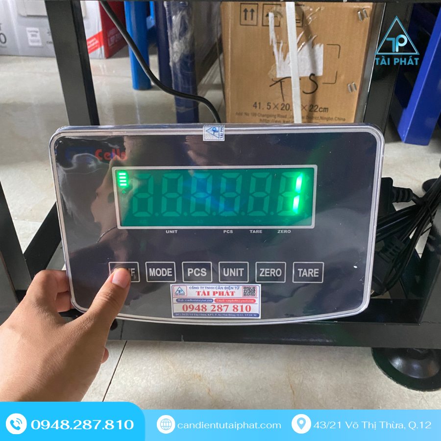 Hướng Dẫn Hiệu Chỉnh Cân Ghế Điện Tử 100 kg – Đầu Cân Super SS Chi Tiết Nhất 2025 5 Bước nhảy 10g tương ứng số 1