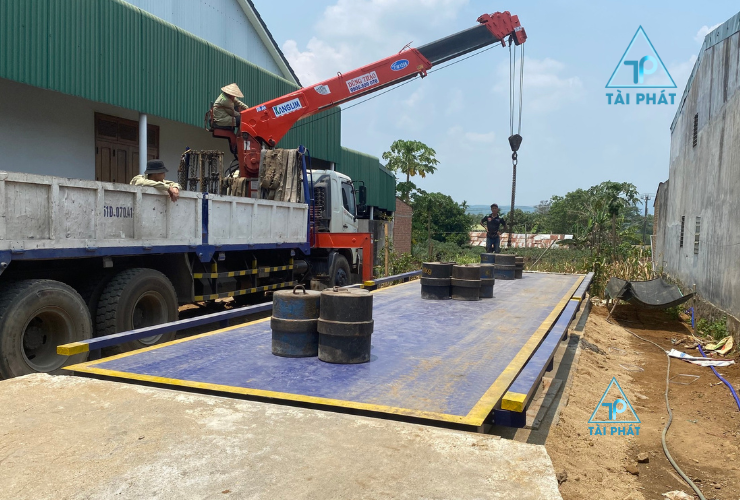 Hiệu chuẩn cân bằng quả chuẩn hoặc xe mẫu