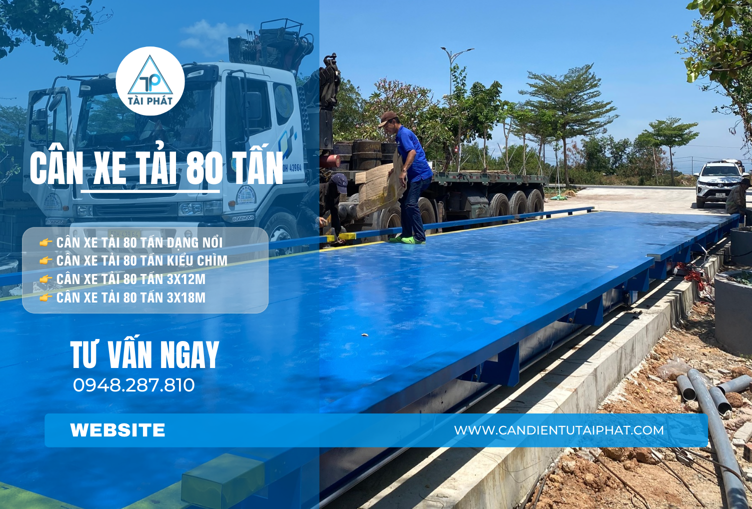 CÂN XE TẢI 80 TẤN