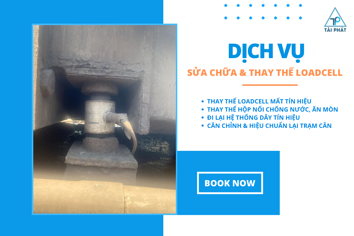 Dịch vụ thay thế & sửa chữa Loadcell cân xe tải