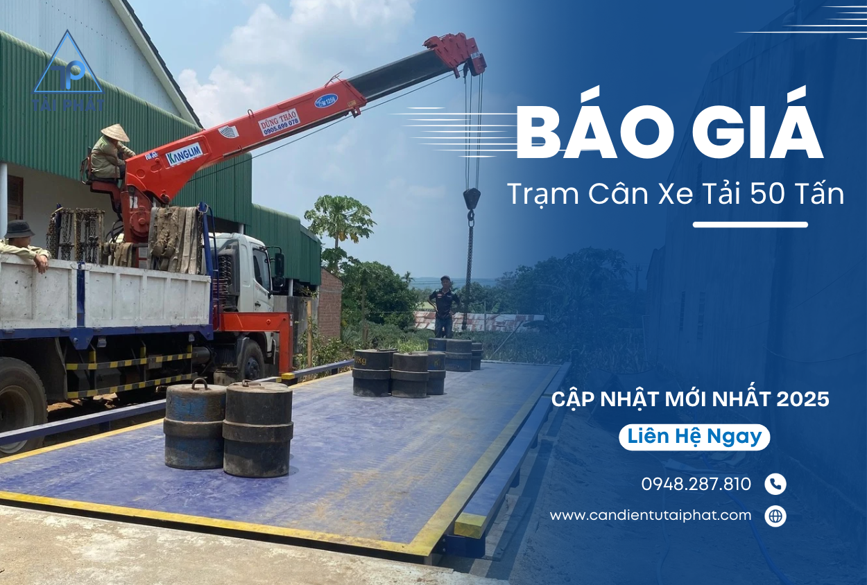 Báo Giá Trạm Cân Xe Tải 50 Tấn