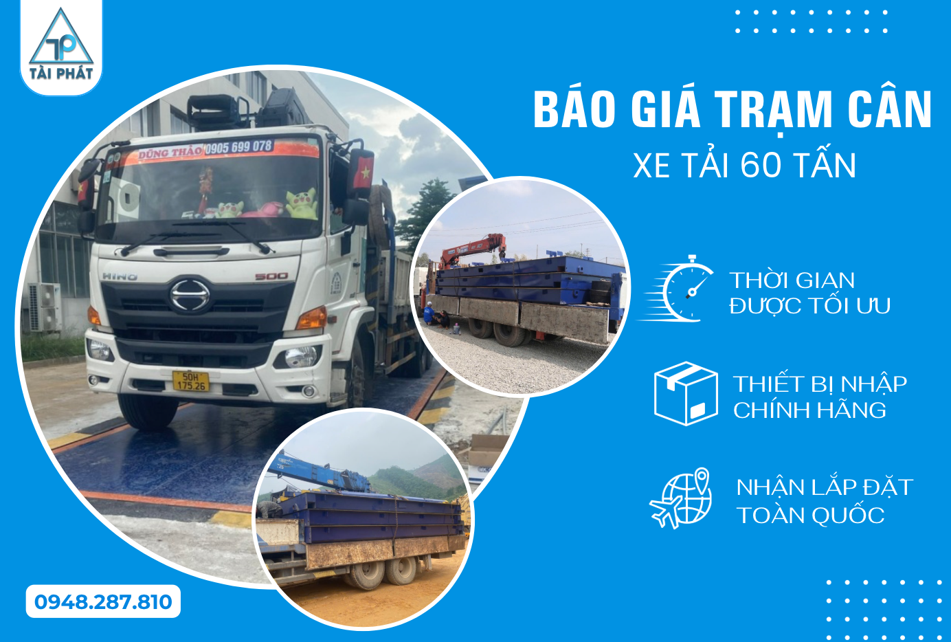 Báo Giá Trạm Cân Xe Tải 60 Tấn