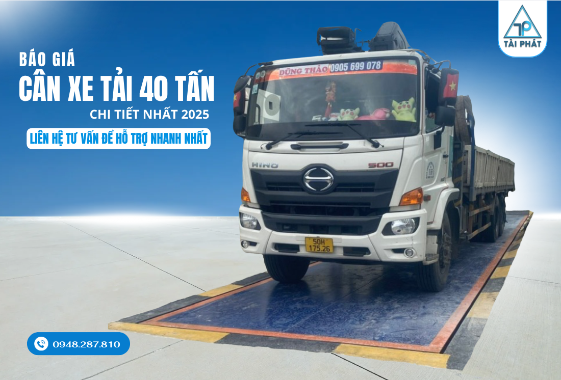 Báo Giá Trạm Cân Xe Tải 40 Tấn