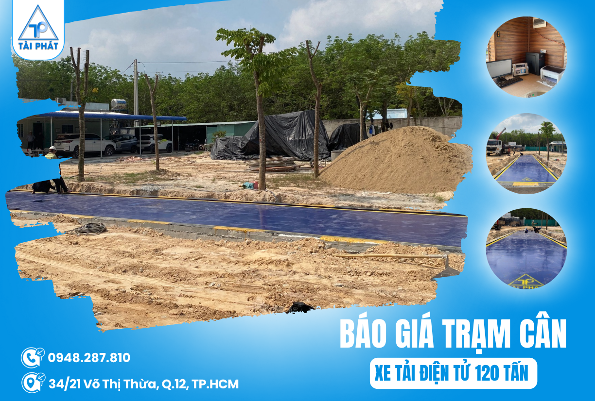 Báo Giá Trạm Cân Xe Tải 120 Tấn