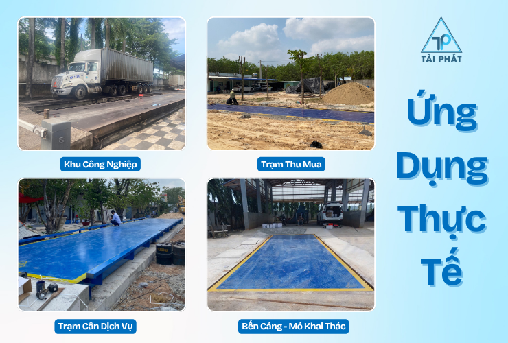 Ứng dụng thực tế của cân xe tải