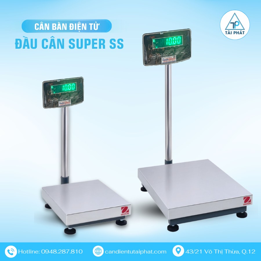 Cân Bàn Điện Tử Super SS
