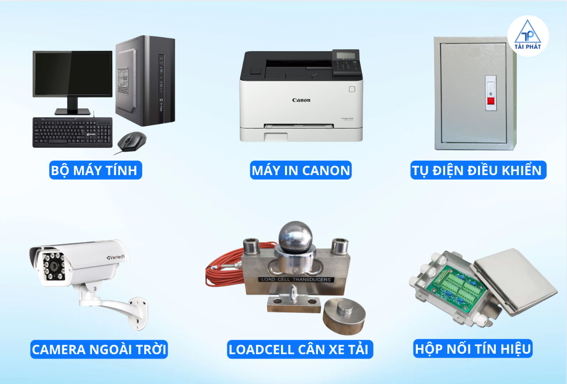 TỦ ĐIỆN ĐIỀU KHIỂN 6 Thiết bị lắp đặt cân xe tải chính hãng