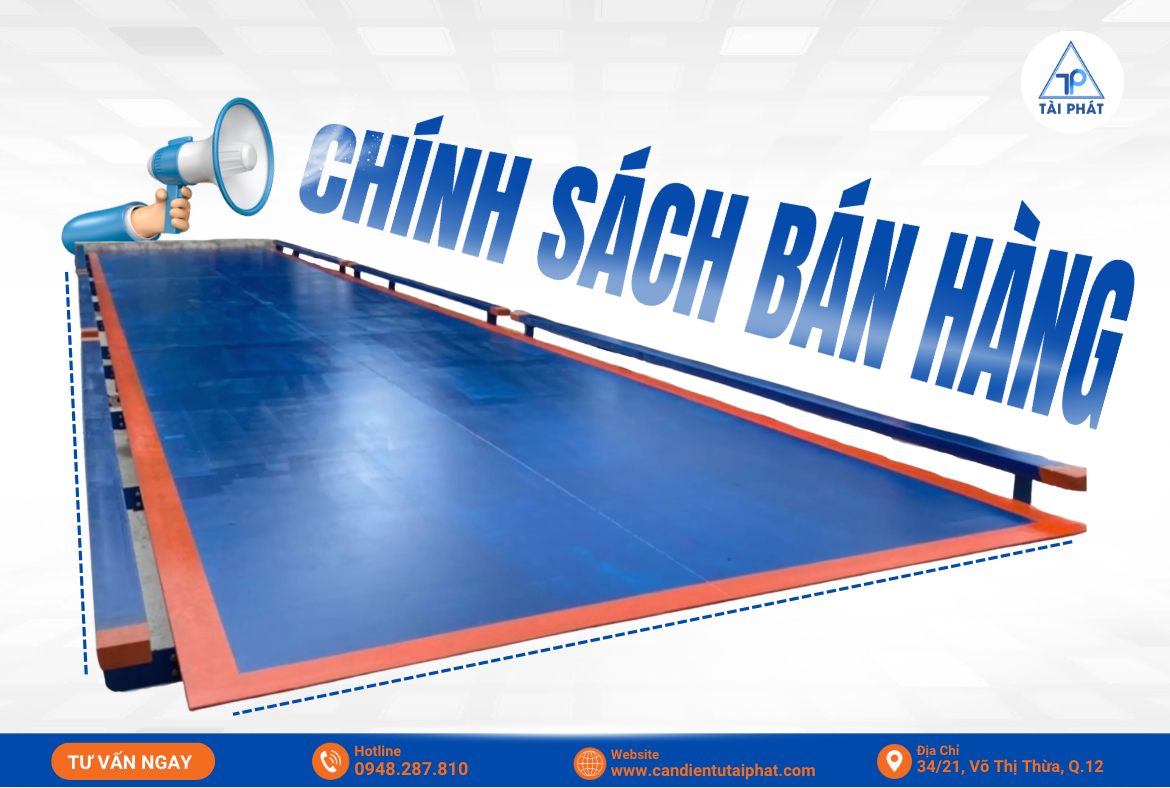 Chính sách bán hàng cân xe tải điện tử tại Tài Phát