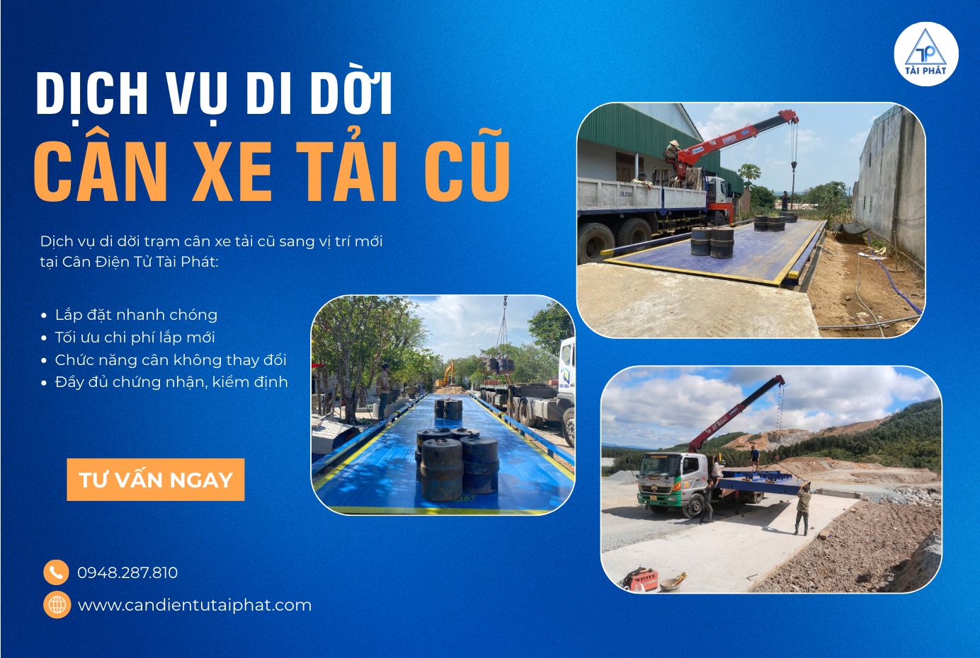 Di Dời Trạm Cân Xe Tải Cũ Sang Vị Trí Lắp Đặt Trạm Cân Xe Tải Mới - Tối Ưu Chi Phí, Thời Gian 6 Dịch vụ di dời trạm cân xe tải cũ