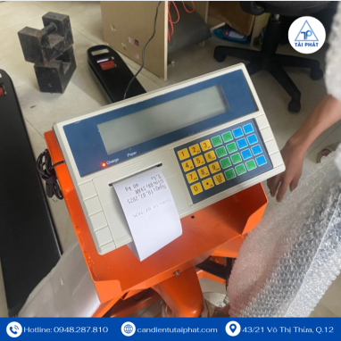 CÂN XE NÂNG PALLET IN HOÁ ĐƠN 8 Thông số kỹ thuật của cân xe nâng điện tử in bill