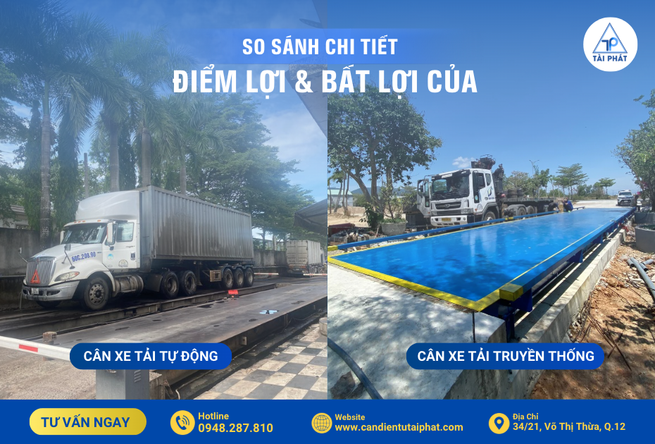 So Sánh Trạm Cân Xe Tải Tự Động Và Trạm Cân Xe Tải Truyền Thống, Đâu Sẽ Tối Ưu Hơn Cho Doanh Nghiệp? 2 So sánh trạm cân xe tải tự động và trạm cân xe tải truyền thống