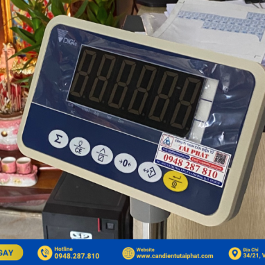 CÂN HEO ĐIỆN TỬ 1 TẤN MTCELL T9 6 Kiểm tra tem nhãn, kiểm định cũ