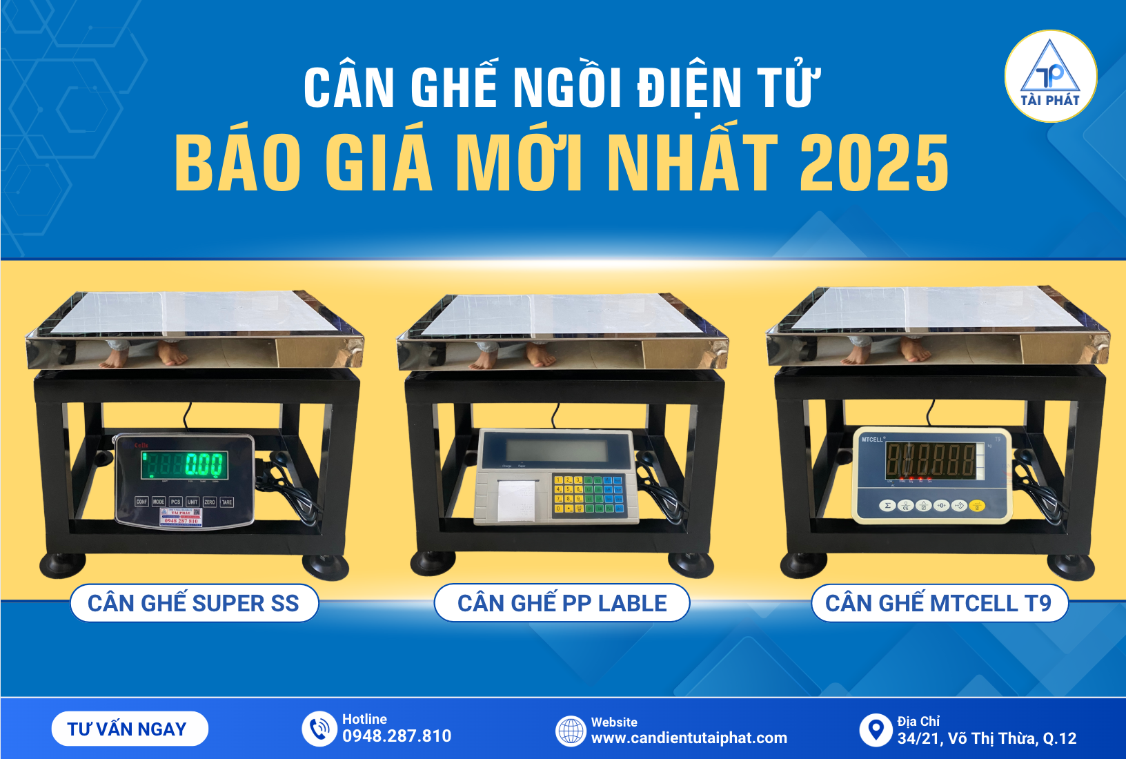 Báo giá cân ghế điện tử mới nhất 2025