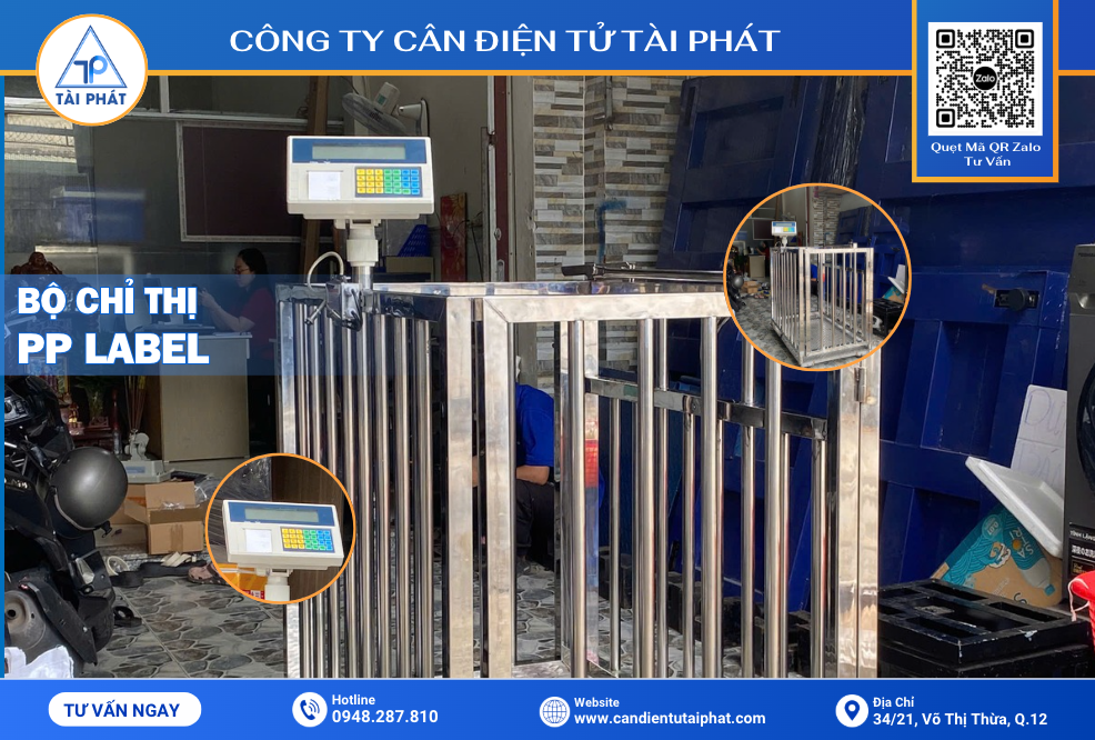 Cân Heo Điện Tử Inox in hoá đơn PP Label