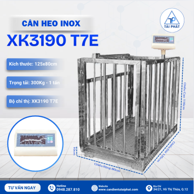 TRANG CHỦ 39 Cân Heo Điện Tử Inox T7E