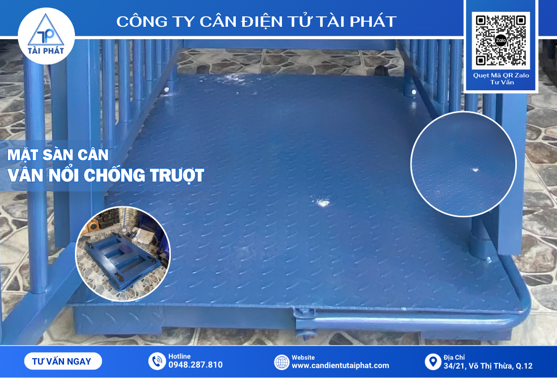 Khung bàn cân heo điện tử 1m2x0.8m - Được làm từ sắt sơn chống gỉ 