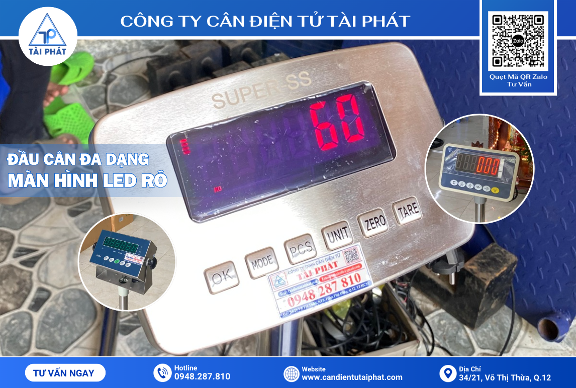 Màn hình LED hiển thị rõ ràng - Nhiều chức năng 