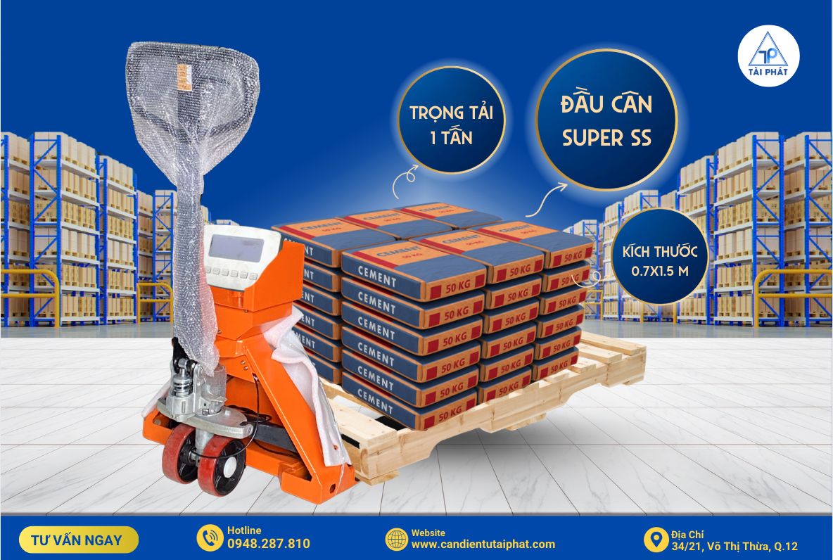 Cân xe nâng điện tử 2 tấn JWS Super SS 