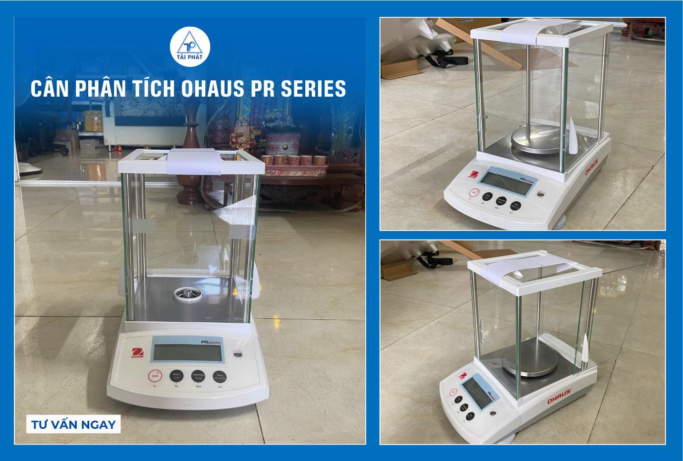Mừng Quốc Khánh 2/9 - Tài Phát Đồng Hành Cùng Doanh Nghiệp Với Các Giải Pháp Cân Điện Tử Toàn Diện 4 Cân phân tích điện tử - Dòng cân hãng OHAUS