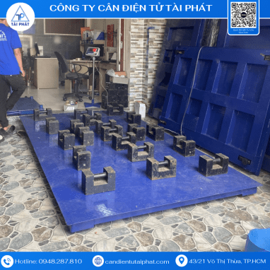 CÂN SÀN ĐIỆN TỬ 3 TẤN MTCELL T9 4 Hiệu chuẩn cân sàn điện tử