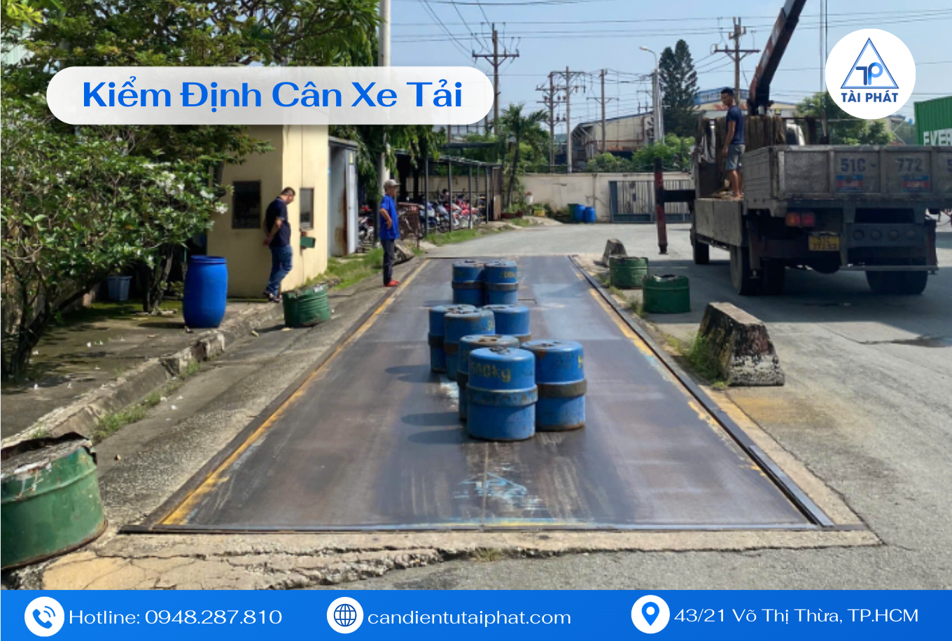 Kiểm Định Cân Điện Tử - Đơn Vị Kiểm Định Cân Điện Tử Uy Tín 2 Kiểm định trạm cân xe tải