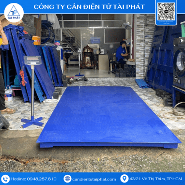 Cân sàn điện tử SUPER SS 3 tấn - khích thước 1m5x3m
