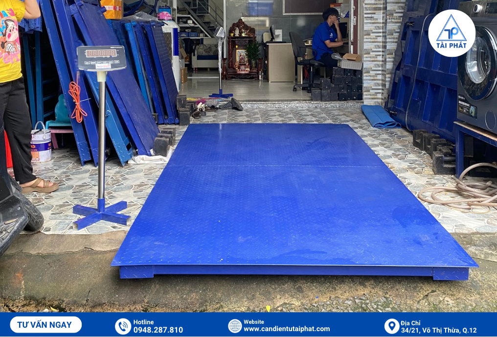 Cân sàn điện tử Super SS 3 Tấn - Kích Thước 1m5x3m 