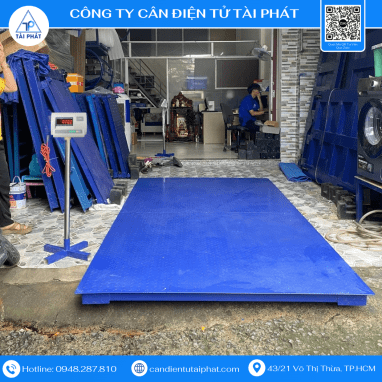 Cân sàn điện tử 2 tấn A12E - Kích thước 150cm x 300cm