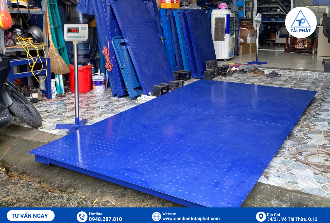 Cân Sàn Điện Tử 2 Tấn A12 - Kích thước 150cm x 300cm 
